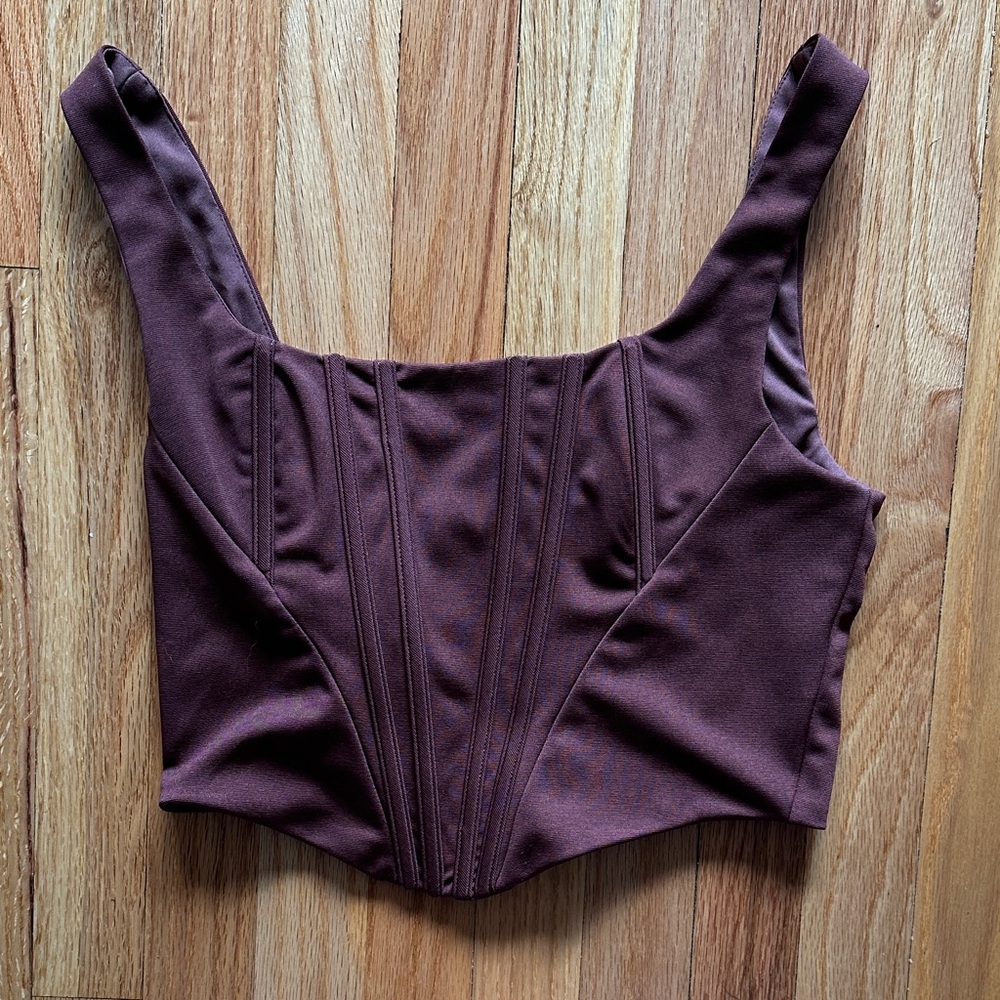 Brown Corset Top